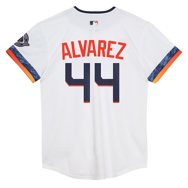Yordan Alvarez Houston Astros Nike Preschool 2025 City Connect Limited Player Jersey - White - Image 3