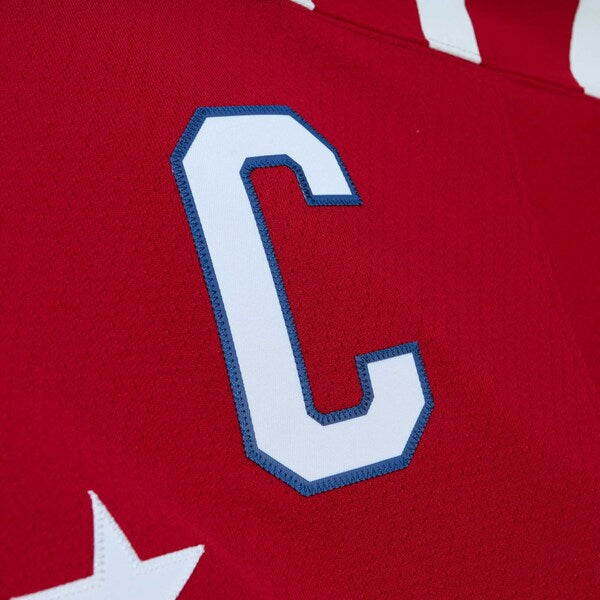 Alexander Ovechkin Washington Capitals Captain Patch 2015 Winter Classic Blue Line Player Jersey - Red - Image 6
