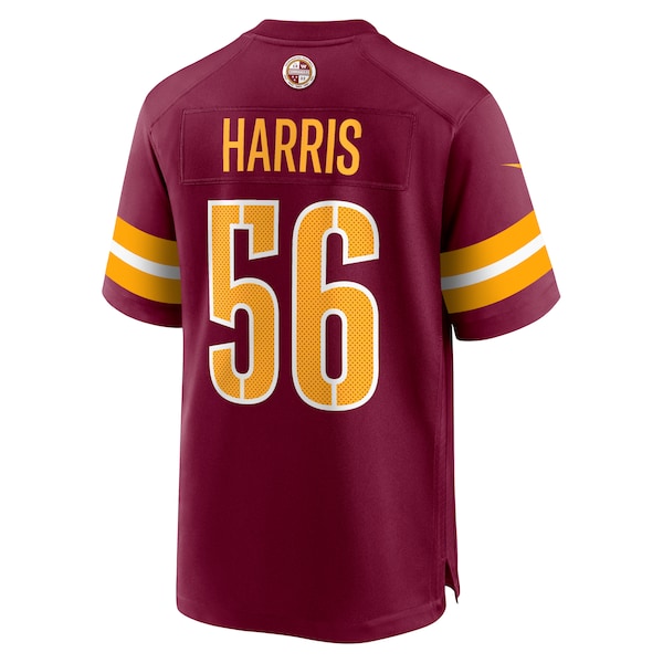 Jalen Harris Washington Commanders Nike Game Jersey - Burgundy - Image 3