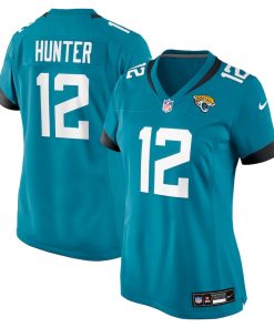 Travis Hunter Jacksonville Jaguars Nike Women's 2025 NFL Draft First Round Pick Team Game Player Jersey - Teal