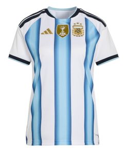 Alternative view of Argentina National Team adidas Women's FIFA x World Cup 2022 Winners Home Replica Jersey - White