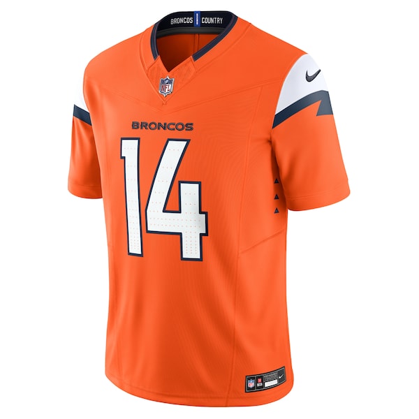 Courtland Sutton Denver Broncos Nike Vapor F.U.S.E. Limited Jersey - Orange - Image 2