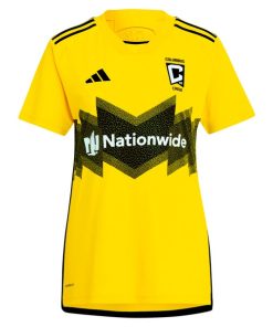 Alternative view of Darlington Nagbe Columbus Crew adidas Women's 2024 The Home Kit Replica Player Jersey - Yellow