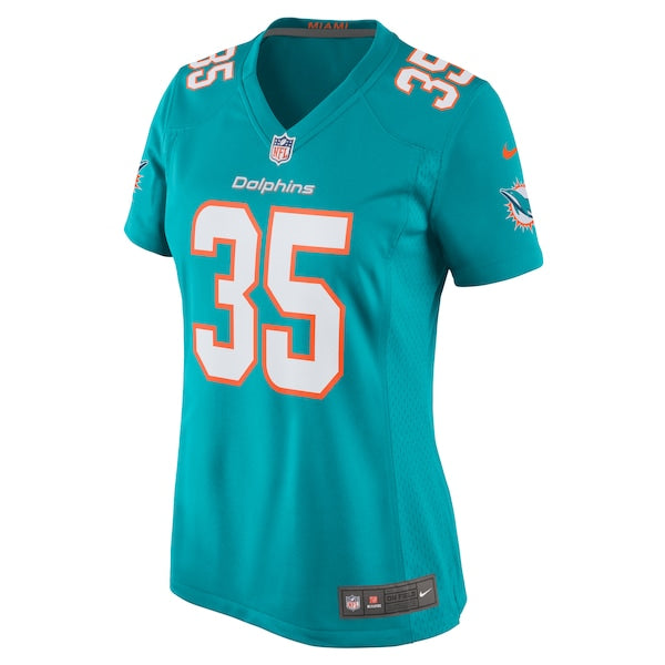 Ka'Dar Hollman Miami Dolphins Nike Women's Home Game Player Jersey - Aqua - Image 2
