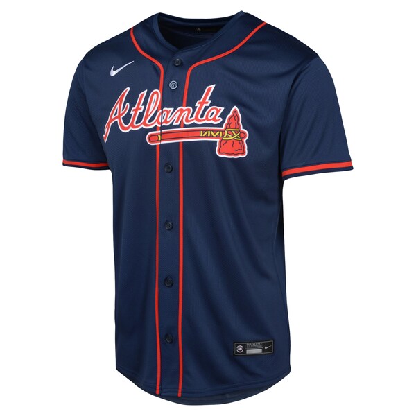 Atlanta Braves Nike Youth Alternate Limited Jersey - Navy - Image 3