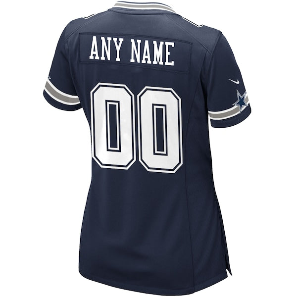 Dallas Cowboys Nike Women's Custom Game Jersey - Navy - Image 3