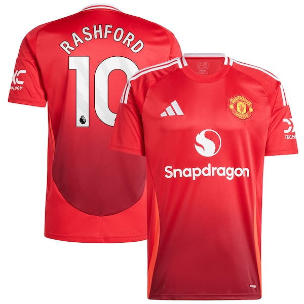 Marcus Rashford Manchester United 2024/25 Home Replica Player Jersey - Red - Image 2