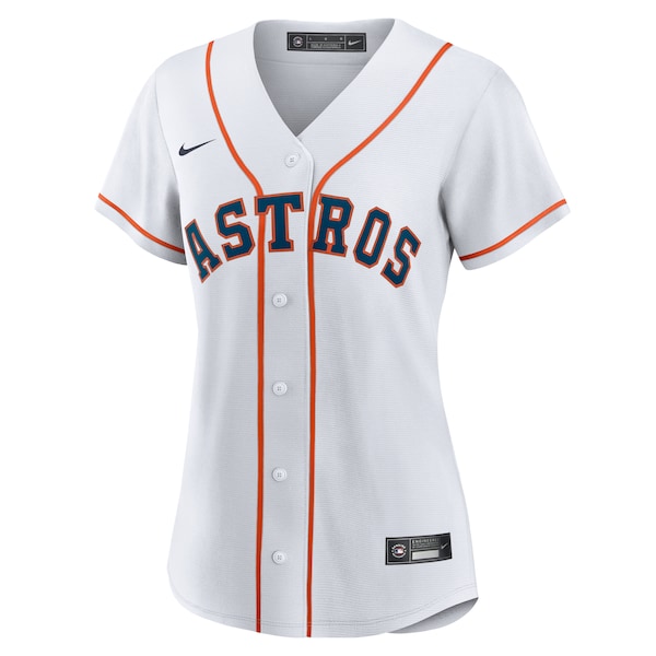 Cam Smith Houston Astros Nike Women's Home Replica Jersey - White - Image 2