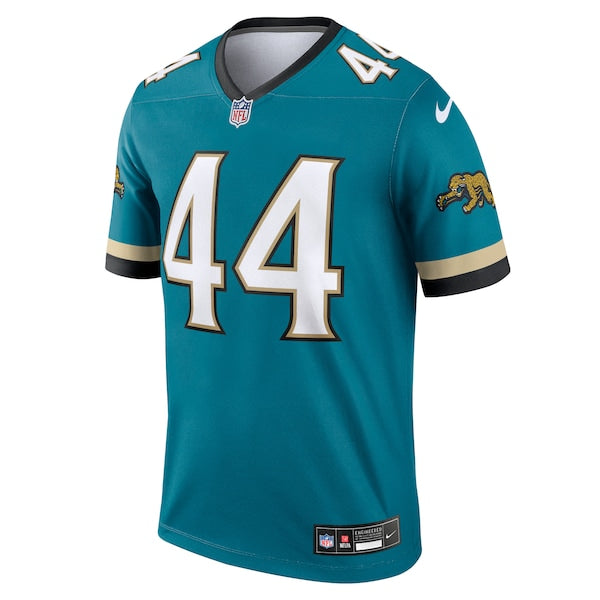 Travon Walker Jacksonville Jaguars Nike Prowler Throwback Legend Jersey - Teal - Image 2