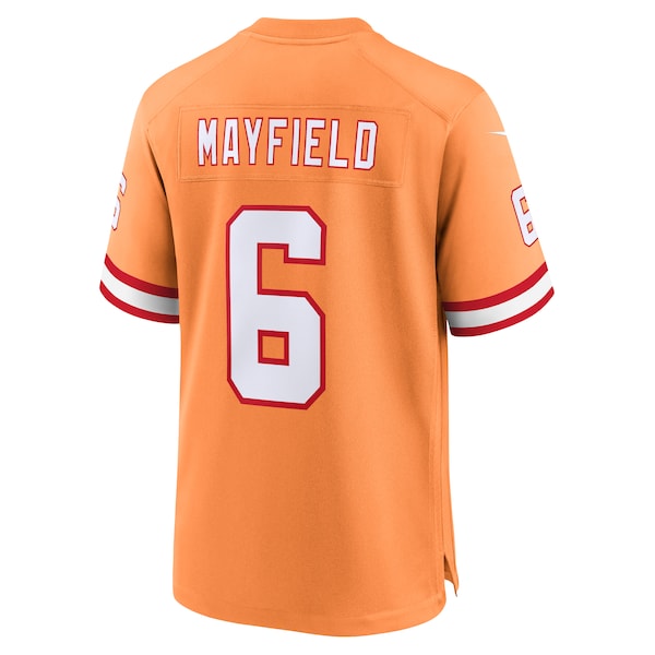 Baker Mayfield Tampa Bay Buccaneers Nike Throwback Game Jersey - Orange - Image 3