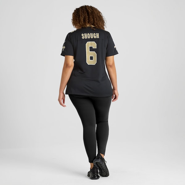 Tyler Shough New Orleans Saints Nike Women's Game Jersey - Black - Image 7