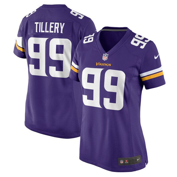 Jerry Tillery Minnesota Vikings Nike Women's Game Jersey - Purple