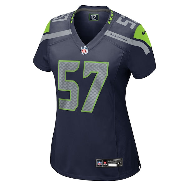 Connor Williams Seattle Seahawks Nike Women's Team Game Jersey - College Navy - Image 3