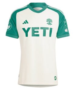 Alternative view of Daniel Pereira Austin FC adidas 2024 The Armadillo Kit Authentic Player Jersey - Tan