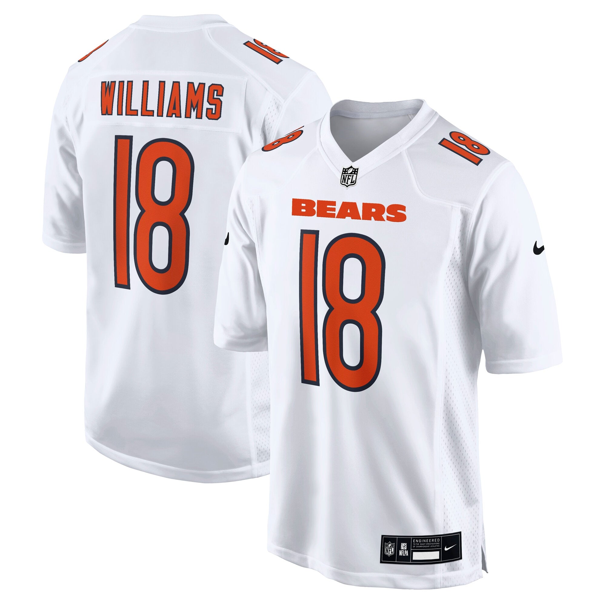 Caleb Williams Chicago Bears Nike Fashion Jersey - Carbon Black/White - Image 5