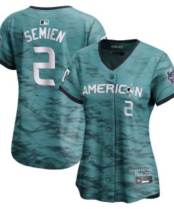 Marcus Semien American League Nike Women's 2023 MLB All-Star Game Limited Player Jersey - Teal