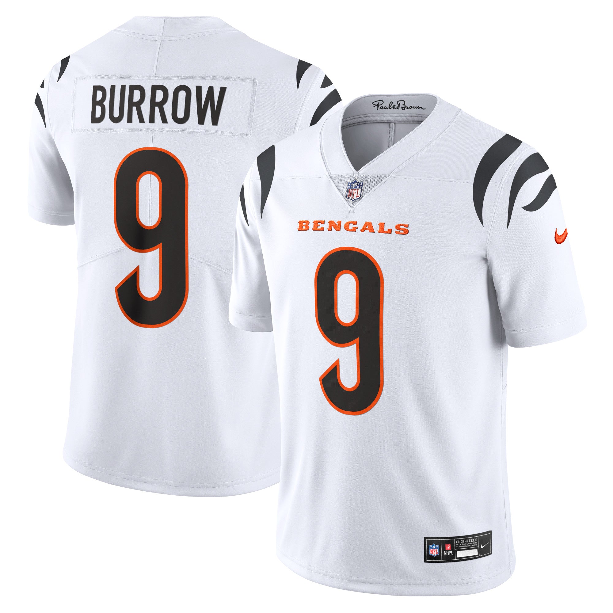 Joe Burrow Cincinnati Bengals Nike Vapor Untouchable Limited Jersey - Black/White - Image 5