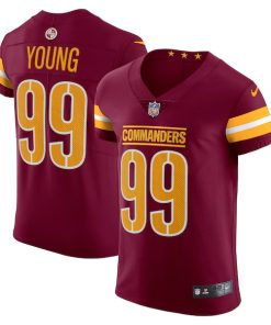 Chase Young Washington Commanders Nike Vapor Elite Jersey - Burgundy/Black/White