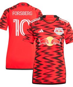 Emil Forsberg New York Red Bulls adidas Women's 2024 Legacy Replica Player Jersey?¨C Red