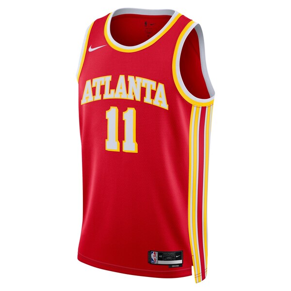 Trae Young Atlanta Hawks Nike Unisex Swingman Jersey - Icon Edition - Red/White - Image 3