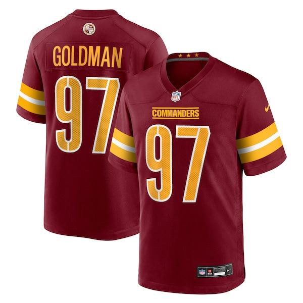 Eddie Goldman Washington Commanders Nike Team Game Jersey - Burgundy