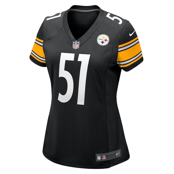 Nick Herbig Pittsburgh Steelers Nike Women's Game Jersey - Black - Image 2