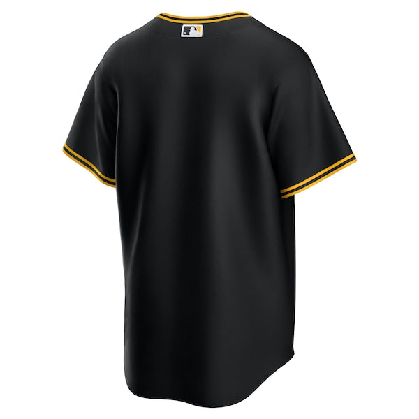 Pittsburgh Pirates Nike Alternate Replica Team Jersey - Black - Image 4