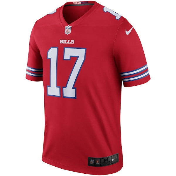 Josh Allen Nike Buffalo Bills Color Rush Legend Jersey - Red - Image 2