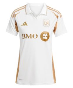 Alternative view of LAFC adidas Women's 2025 Secondary Replica Custom Jersey - White