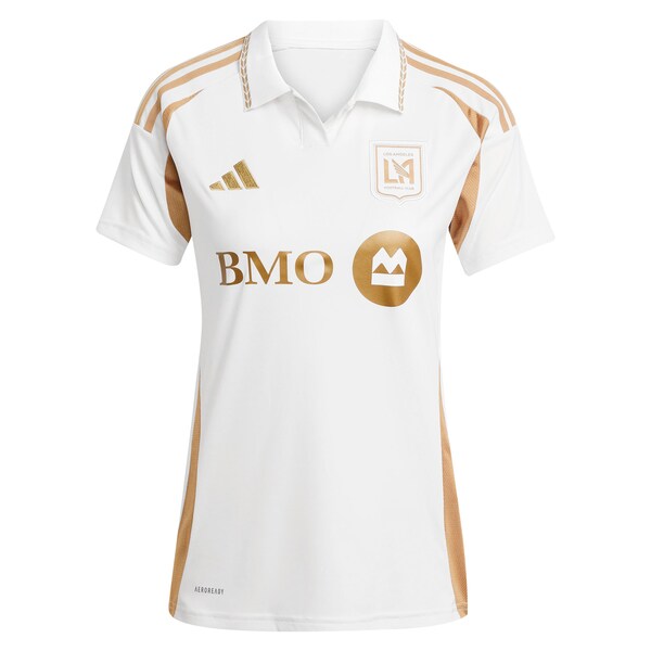 LAFC adidas Women's 2025 Secondary Replica Custom Jersey - White - Image 2