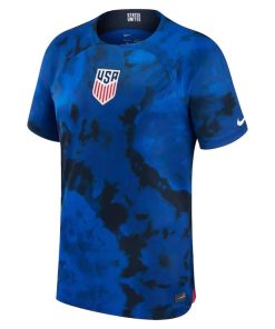Alternative view of USMNT Nike 2022/23 Away Blank Authentic Jersey - Blue