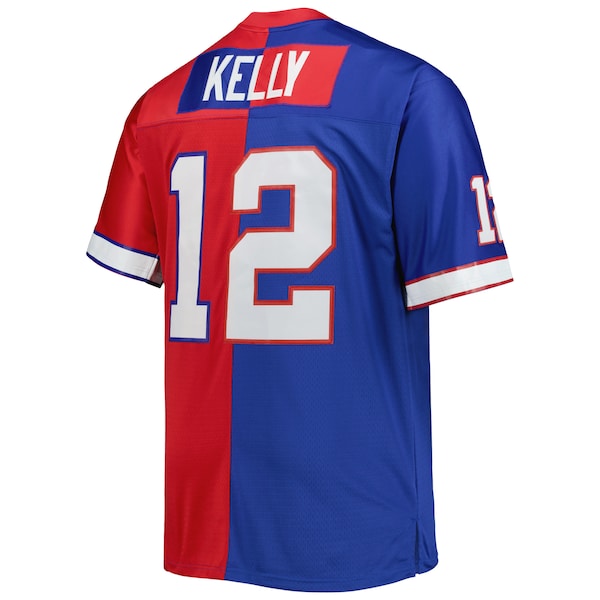 Jim Kelly Buffalo Bills Big & Tall Split Legacy Retired Player Replica Jersey - Royal/Red - Image 3