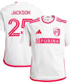Aziel Jackson St. Louis City SC adidas Youth 2024 The Confluence Kit Replica Player Jersey - White