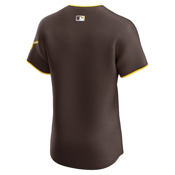 San Diego Padres Nike Road Vapor Premier Elite Patch Jersey - Brown - Image 3