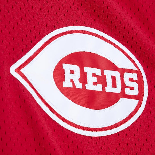 Barry Larkin Cincinnati Reds Youth Cooperstown Collection?Mesh Batting Practice Jersey - Red - Image 4
