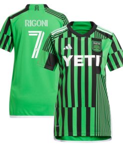 Emiliano Rigoni Austin FC adidas Women's 2024 Las Voces Kit Replica Jersey - Green