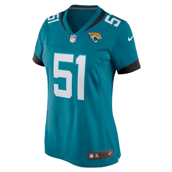 Ventrell Miller Jacksonville Jaguars Nike Women's Game Jersey - Teal - Image 2