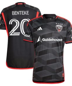 Christian Benteke D.C. United adidas 2024 The Icon Kit Authentic Player Jersey?¨C Black