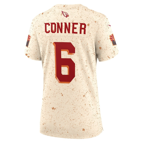 James Conner Arizona Cardinals Nike Women's 2025 Rivalries Collection Game Jersey - Natural - Image 3
