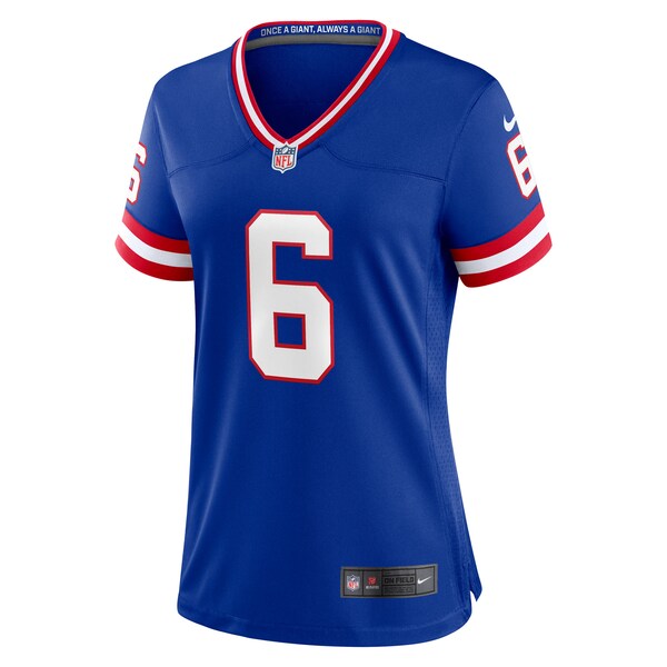 Jaxson Dart New York Giants Nike Women's Alternate 2 Classic Game Jersey - Royal - Image 2