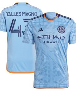 Talles Magno New York City FC adidas 2024 The Interboro Kit Replica Jersey - Light Blue