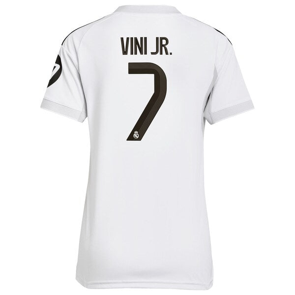 Vini Jr. Los Merengues adidas Women's 2025/26 Home Replica Jersey - White/Blue - Image 4