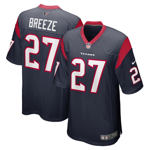 Brady Breeze Houston Texans Nike Team Game Jersey - Navy