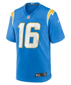 Alternative view of Tyler Johnson Los Angeles Chargers Nike Team Game Jersey -  Powder Blue