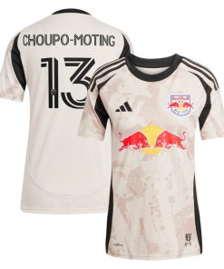 Eric Maxim Choupo-Moting New York Red Bulls adidas Women's 2025 Stone Kit Replica Player Jersey - Tan
