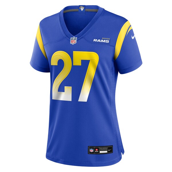Jarquez Hunter Los Angeles Rams Nike Women's Team Game Jersey - Royal - Image 2