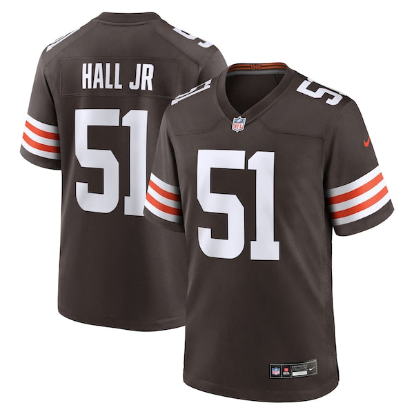 Mike Hall Jr. Cleveland Browns Nike Team Game Jersey - Brown