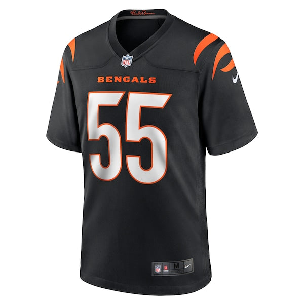 Logan Wilson Cincinnati Bengals Nike Game Jersey - Black - Image 2