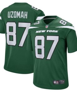 C.J. Uzomah New York Jets Nike Player Game Jersey - Gotham Green