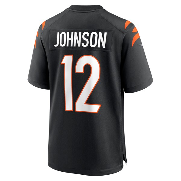 Tyron Johnson Cincinnati Bengals Nike Home Game Player Jersey - Black - Image 3